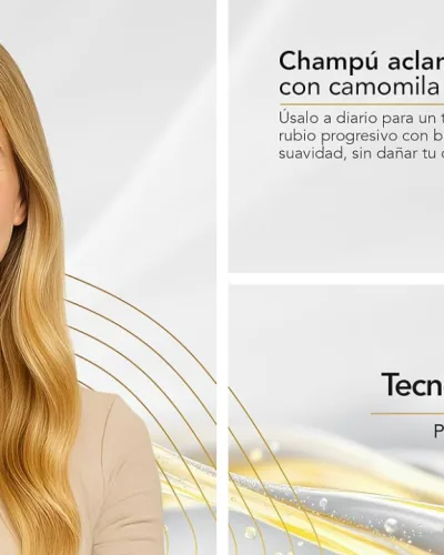 Cómo usar el champú de camomila para un rubio natural