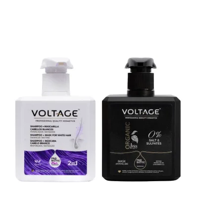 Pack Cabellos Blancos: Shampoo 2 en 1 + Mascarilla