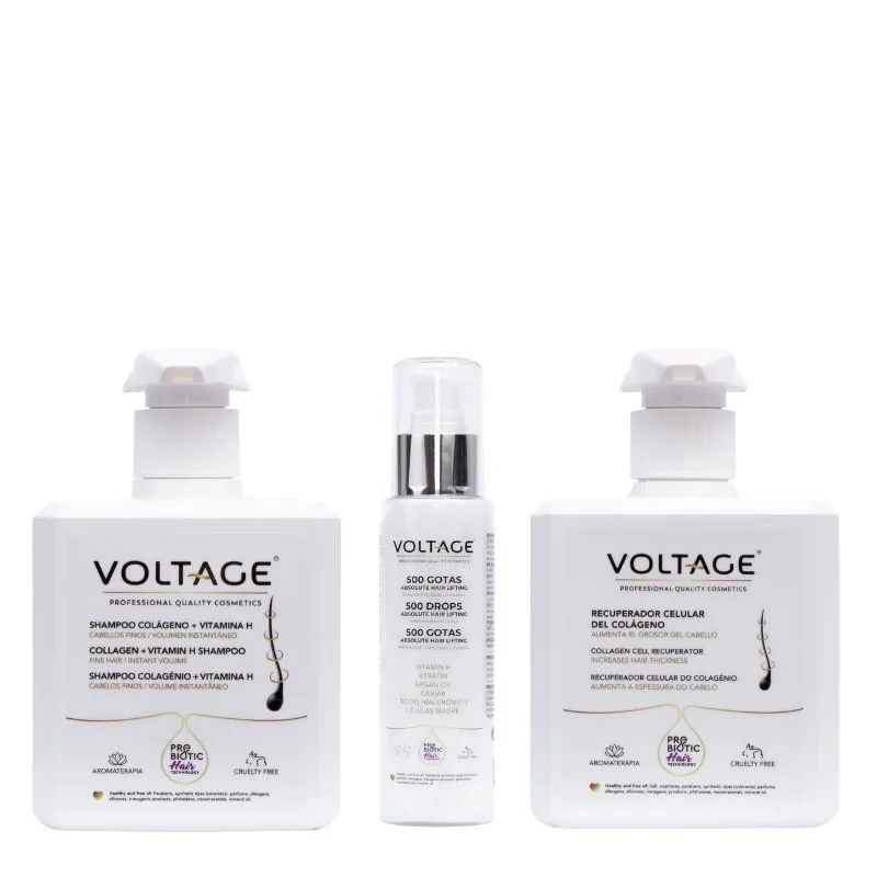 Pack Colágeno Volumen Profesional - Cabello Fino