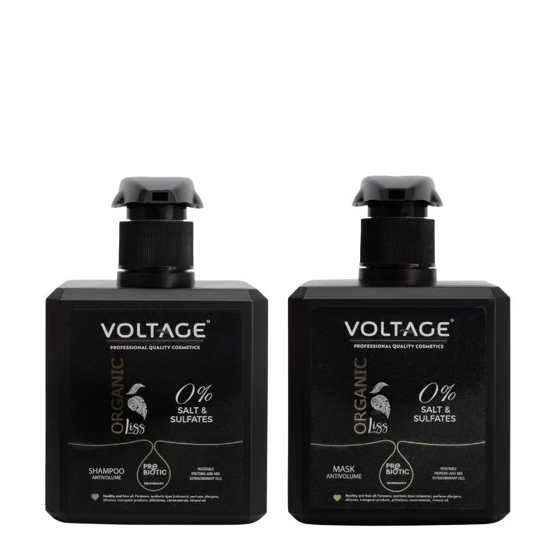 Pack Organic Liss: Shampoo + Mask Antivolume - con Keratina